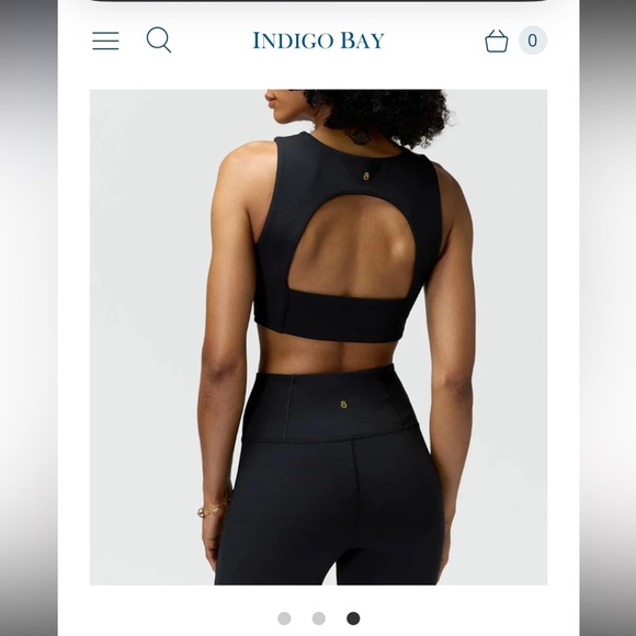 Spiritual Gangster Black Cut-Out Sports Bra – Size L (NWT) - Picture 5 of 7